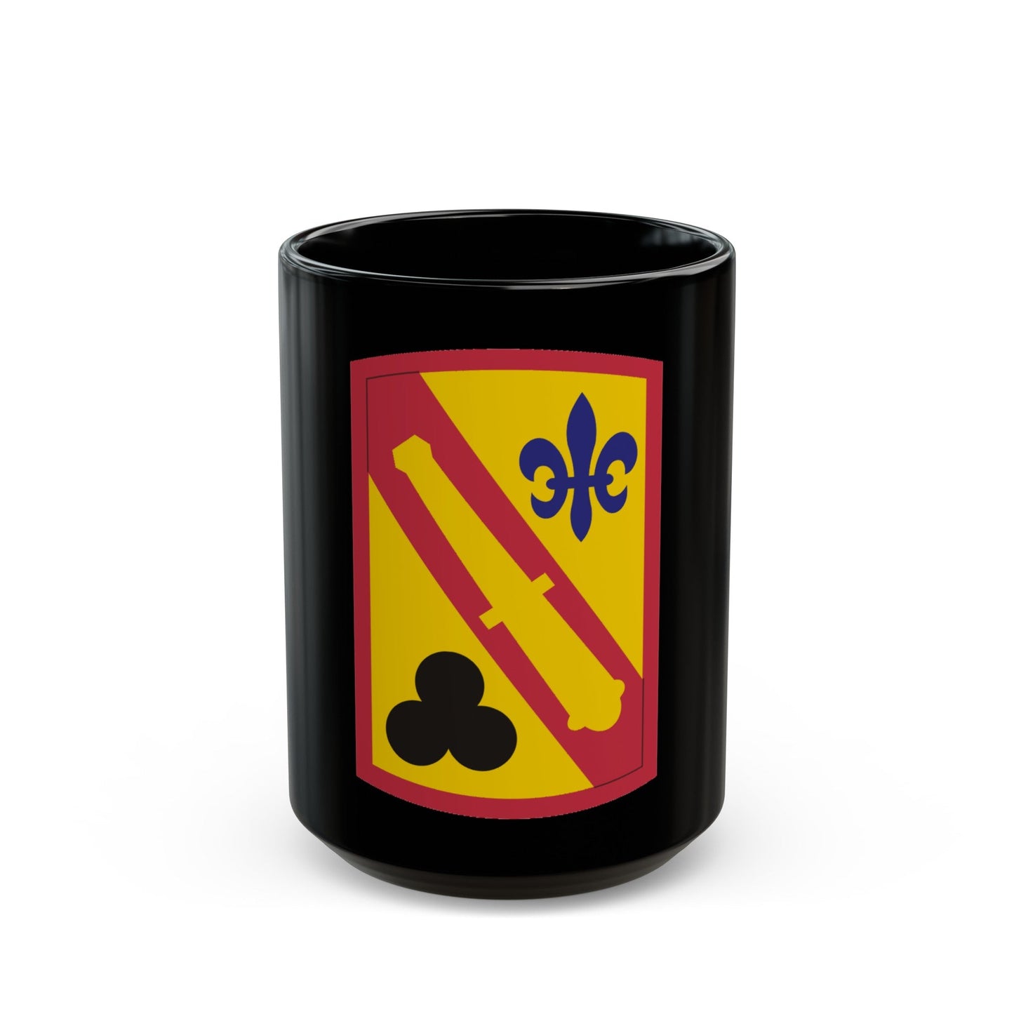 42nd Field Artillery Brigade (U.S. Army) Black Coffee Mug-15oz-The Sticker Space