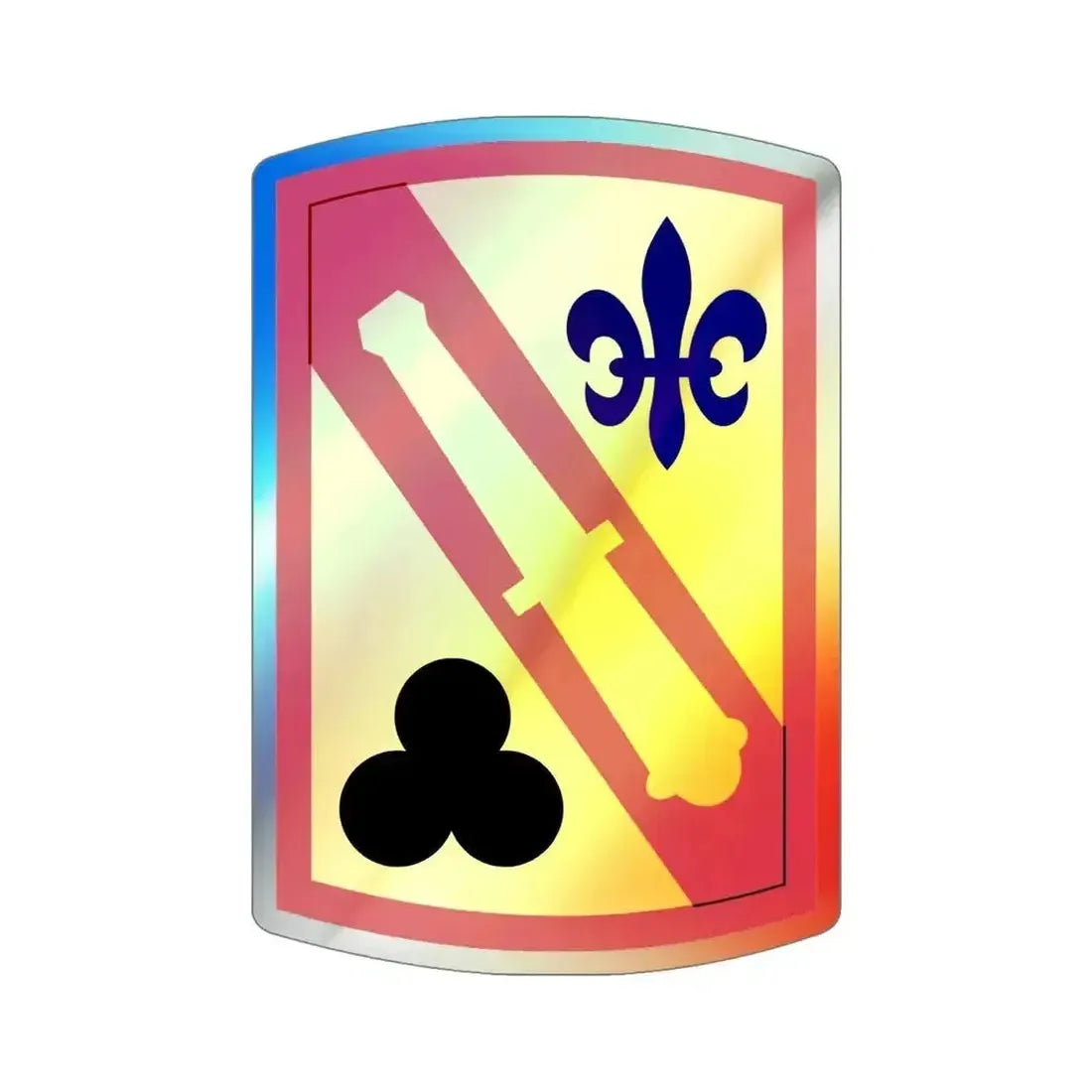42nd Field Artillery Brigade (U.S. Army) Holographic STICKER Die-Cut Vinyl Decal 5 Inch Holographic - The Sticker Space