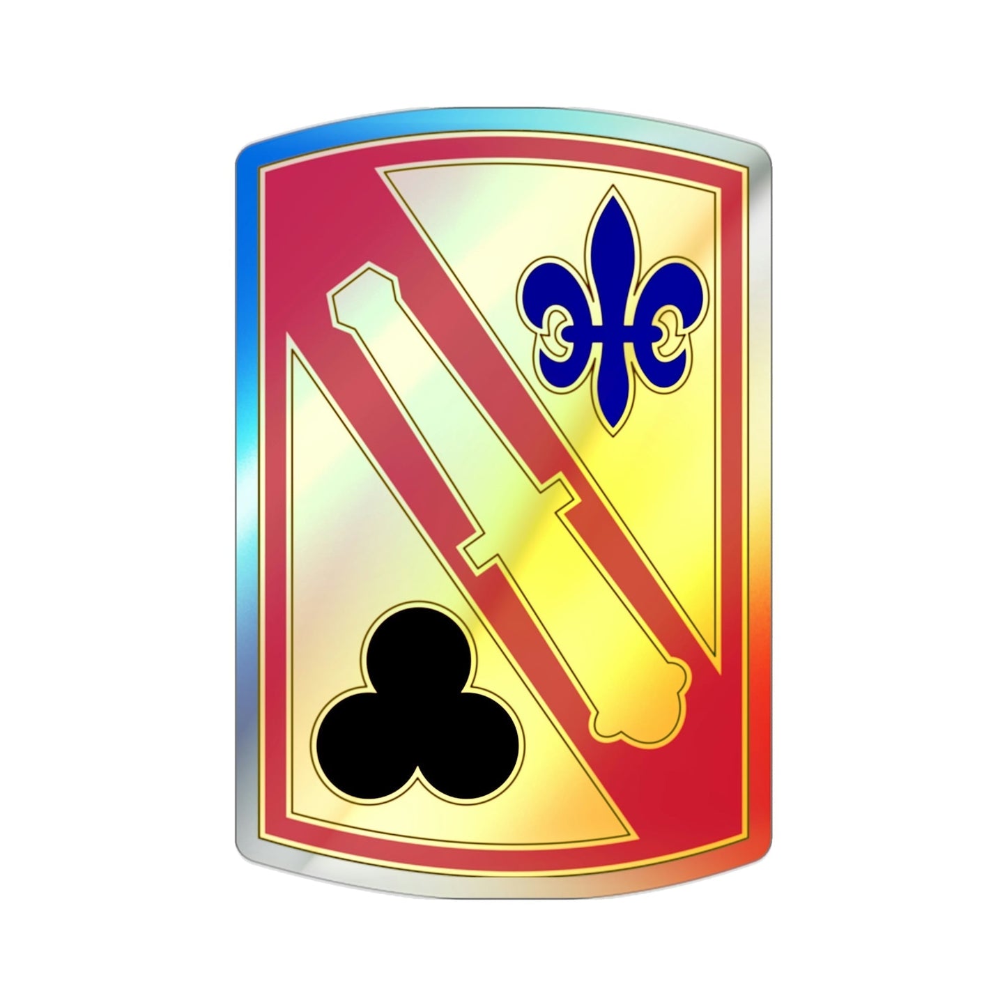 42nd Field Artillery Brigade v3 (U.S. Army) Holographic STICKER Die-Cut Vinyl Decal-2 Inch-The Sticker Space