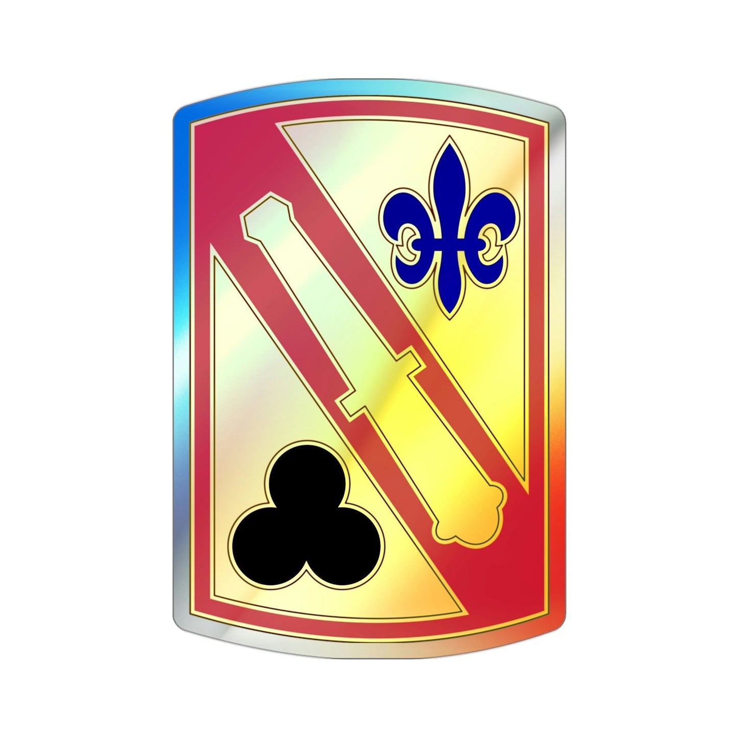 42nd Field Artillery Brigade v3 (U.S. Army) Holographic STICKER Die-Cut Vinyl Decal-3 Inch-The Sticker Space