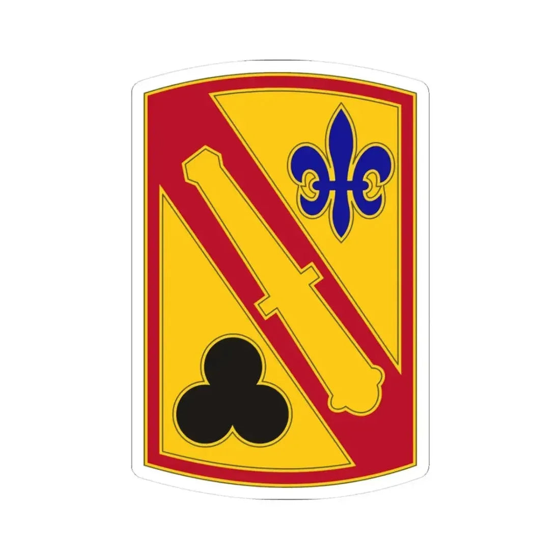 42nd Field Artillery Brigade v3 (U.S. Army) STICKER Vinyl Kiss-Cut Decal 3 Inch White - The Sticker Space