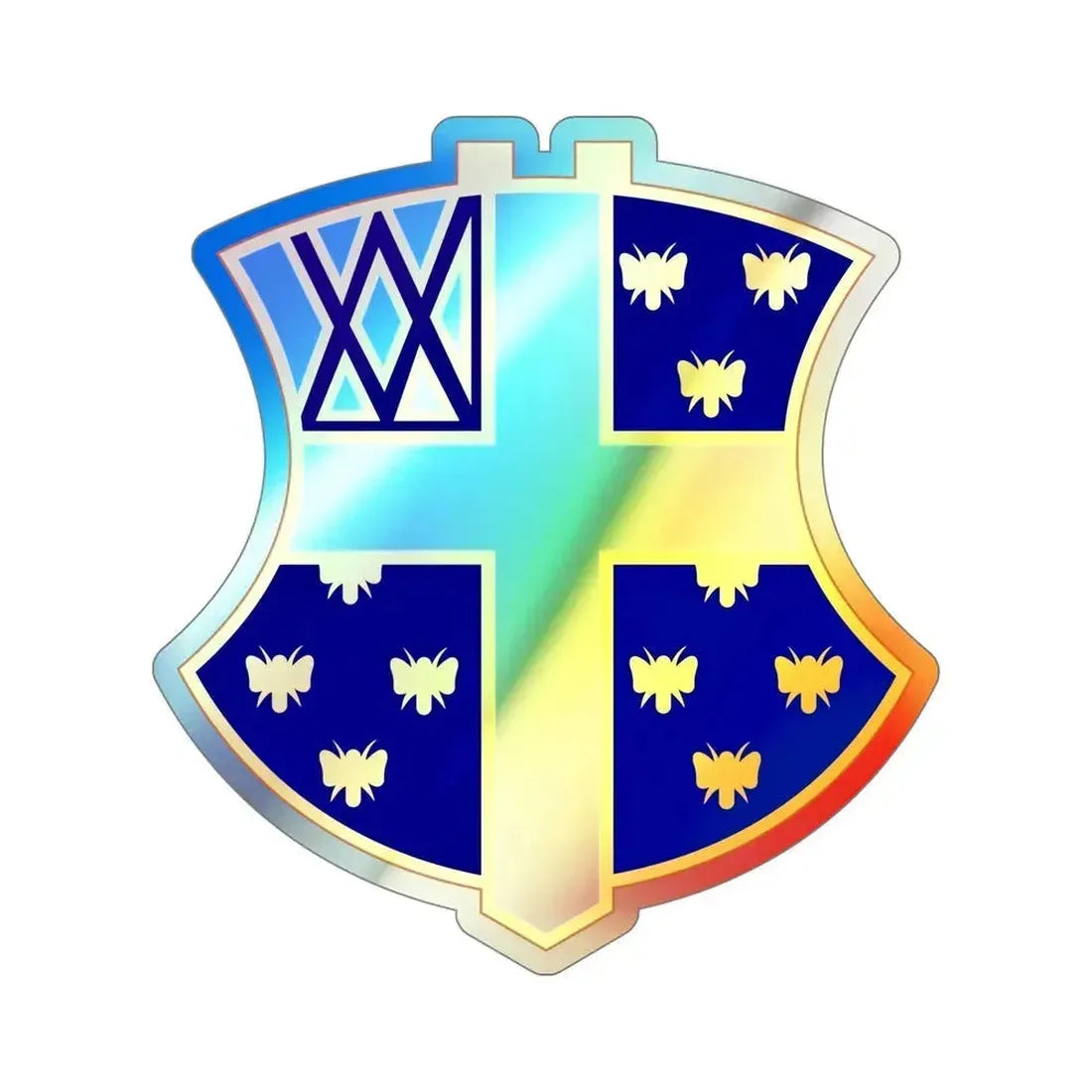 42nd Infantry Regiment (U.S. Army) Holographic STICKER Die-Cut Vinyl Decal 5 Inch Holographic - The Sticker Space