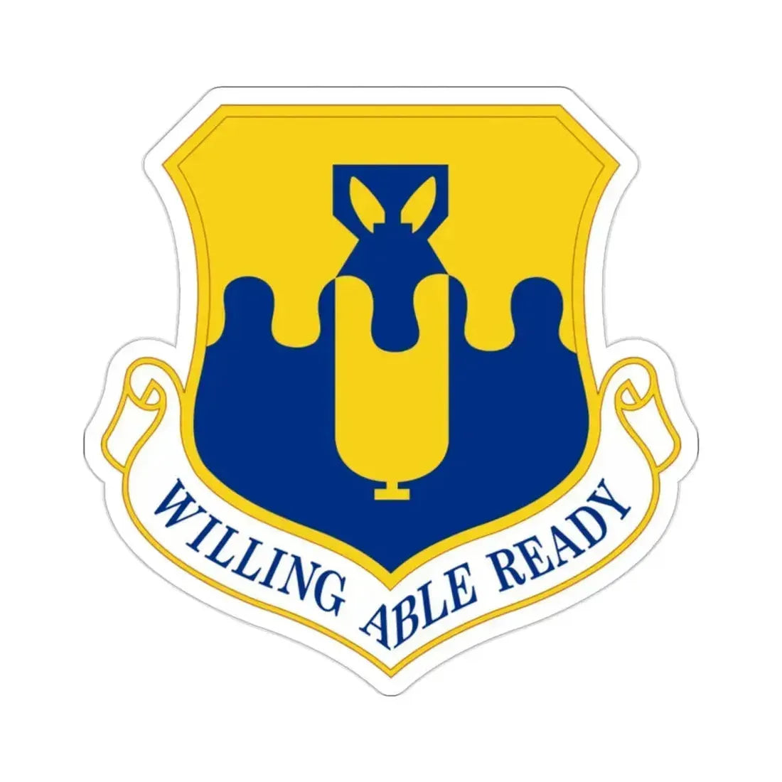 43 Air Mobility Operations Group AMC (U.S. Air Force) STICKER Vinyl Die-Cut Decal 2 Inch - The Sticker Space