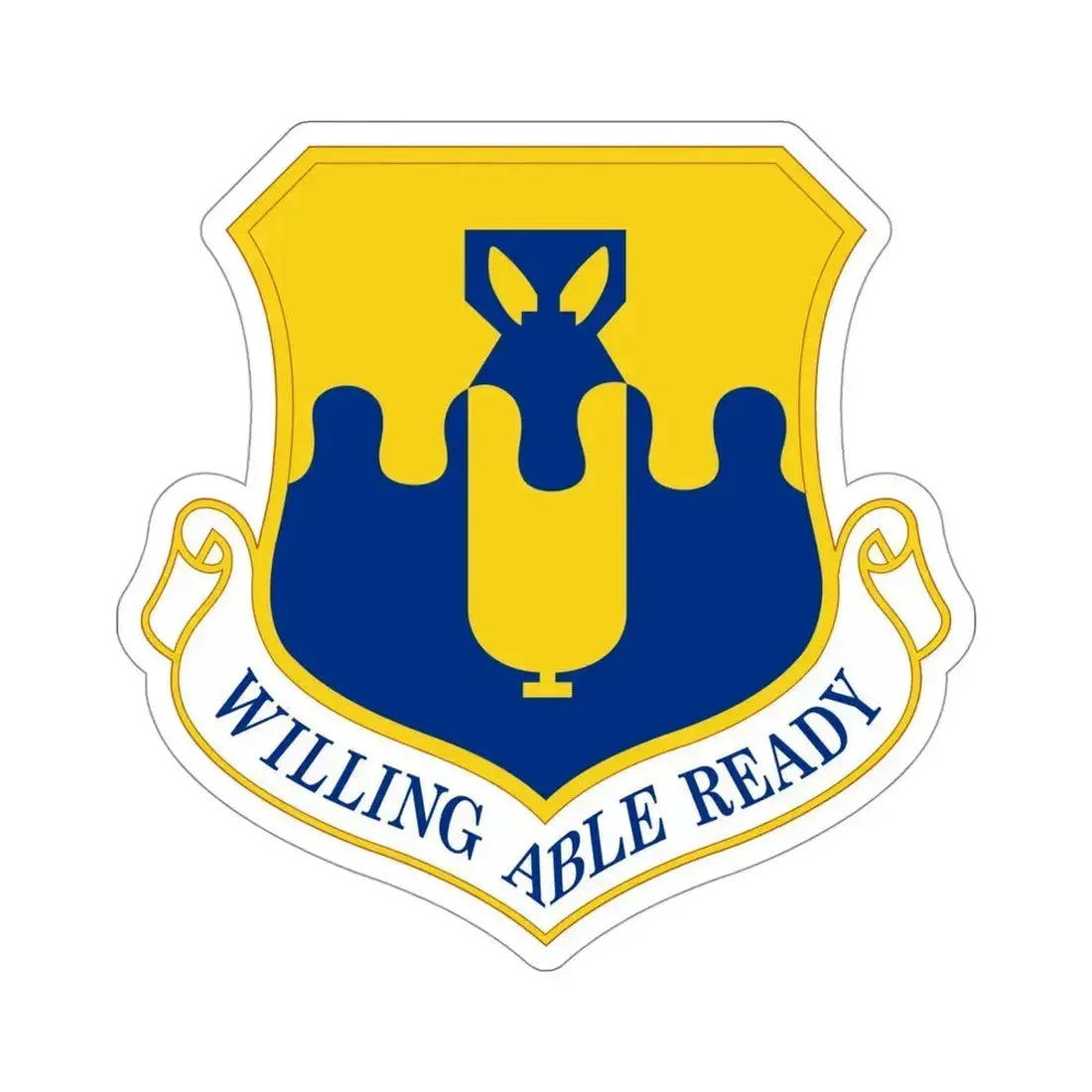 43 Air Mobility Operations Group AMC (U.S. Air Force) STICKER Vinyl Die-Cut Decal 4 Inch - The Sticker Space