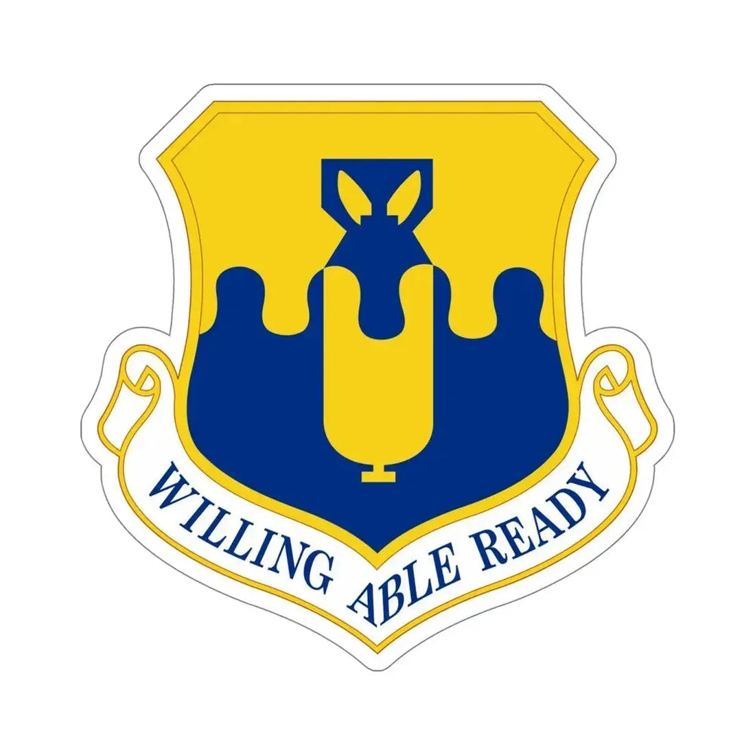 43 Air Mobility Operations Group AMC (U.S. Air Force) STICKER Vinyl Die-Cut Decal 6 Inch - The Sticker Space