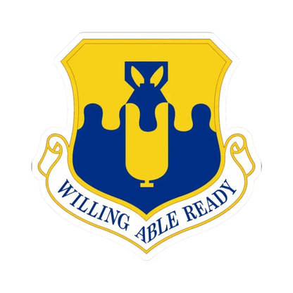 43 Air Mobility Operations Group AMC (U.S. Air Force) STICKER Vinyl Kiss-Cut Decal 2 Inch White - The Sticker Space