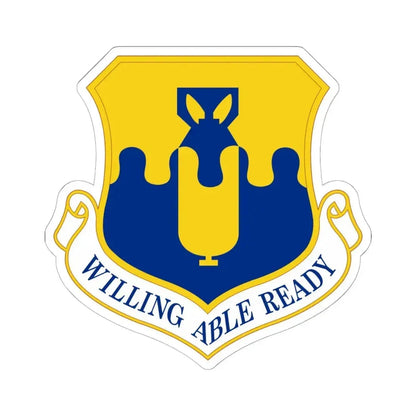 43 Air Mobility Operations Group AMC (U.S. Air Force) STICKER Vinyl Kiss-Cut Decal 6 Inch White - The Sticker Space