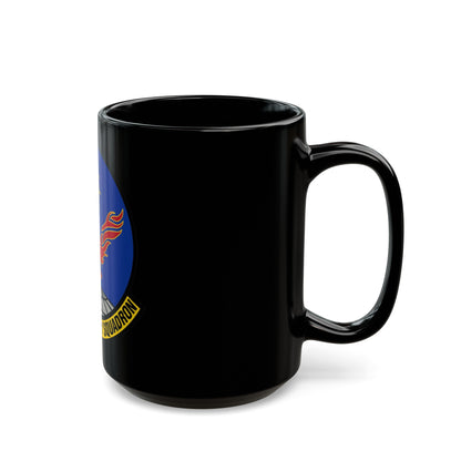 43 Air Mobility Squadron AMC (U.S. Air Force) Black Coffee Mug-The Sticker Space