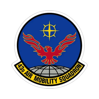 43 Air Mobility Squadron AMC (U.S. Air Force) STICKER Vinyl Die-Cut Decal - The Sticker Space