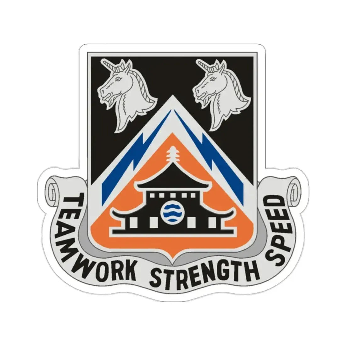 43 Signal Battalion (U.S. Army) STICKER Vinyl Die-Cut Decal 2 Inch - The Sticker Space