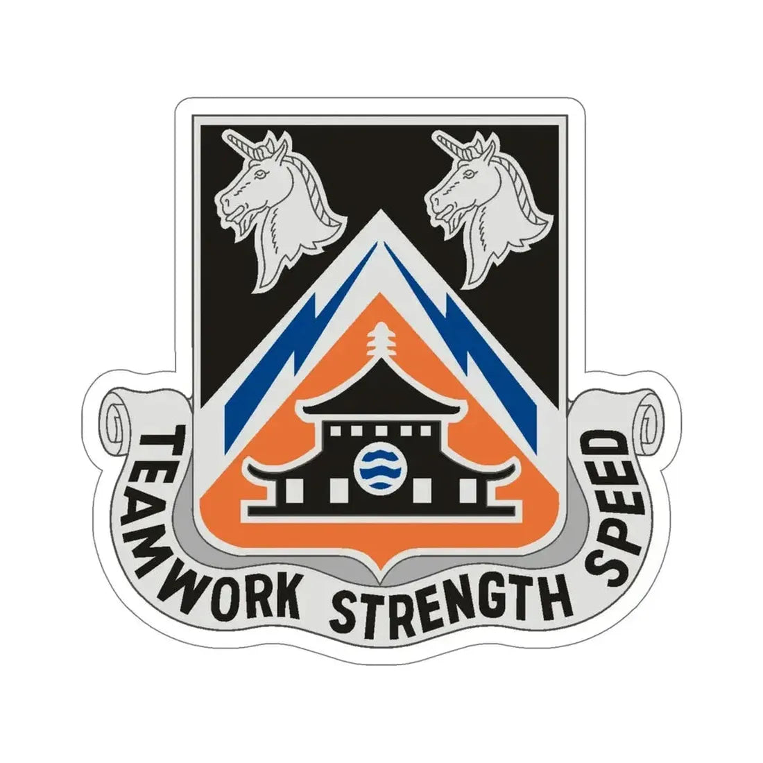 43 Signal Battalion (U.S. Army) STICKER Vinyl Die-Cut Decal 6 Inch - The Sticker Space