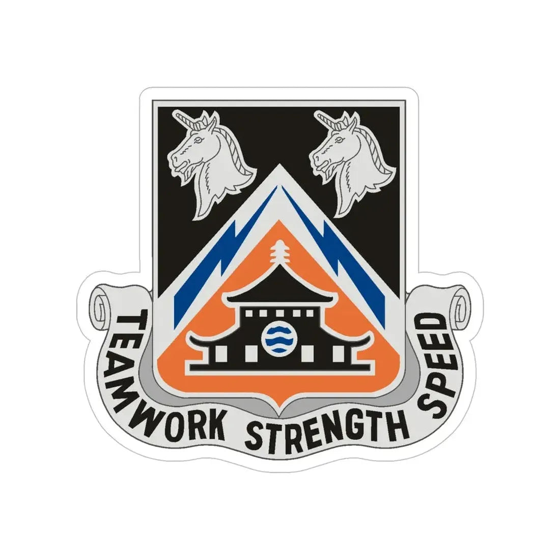 43 Signal Battalion (U.S. Army) Transparent STICKER Die-Cut Vinyl Decal - The Sticker Space