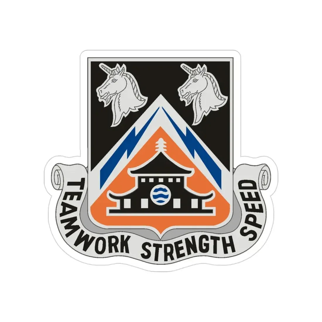 43 Signal Battalion (U.S. Army) Transparent STICKER Die-Cut Vinyl Decal - The Sticker Space