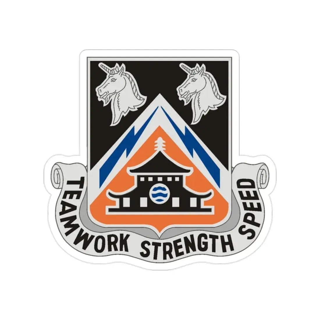 43 Signal Battalion (U.S. Army) Transparent STICKER Die-Cut Vinyl Decal - The Sticker Space