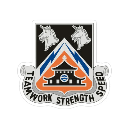 43 Signal Battalion (U.S. Army) Transparent STICKER Die-Cut Vinyl Decal - The Sticker Space