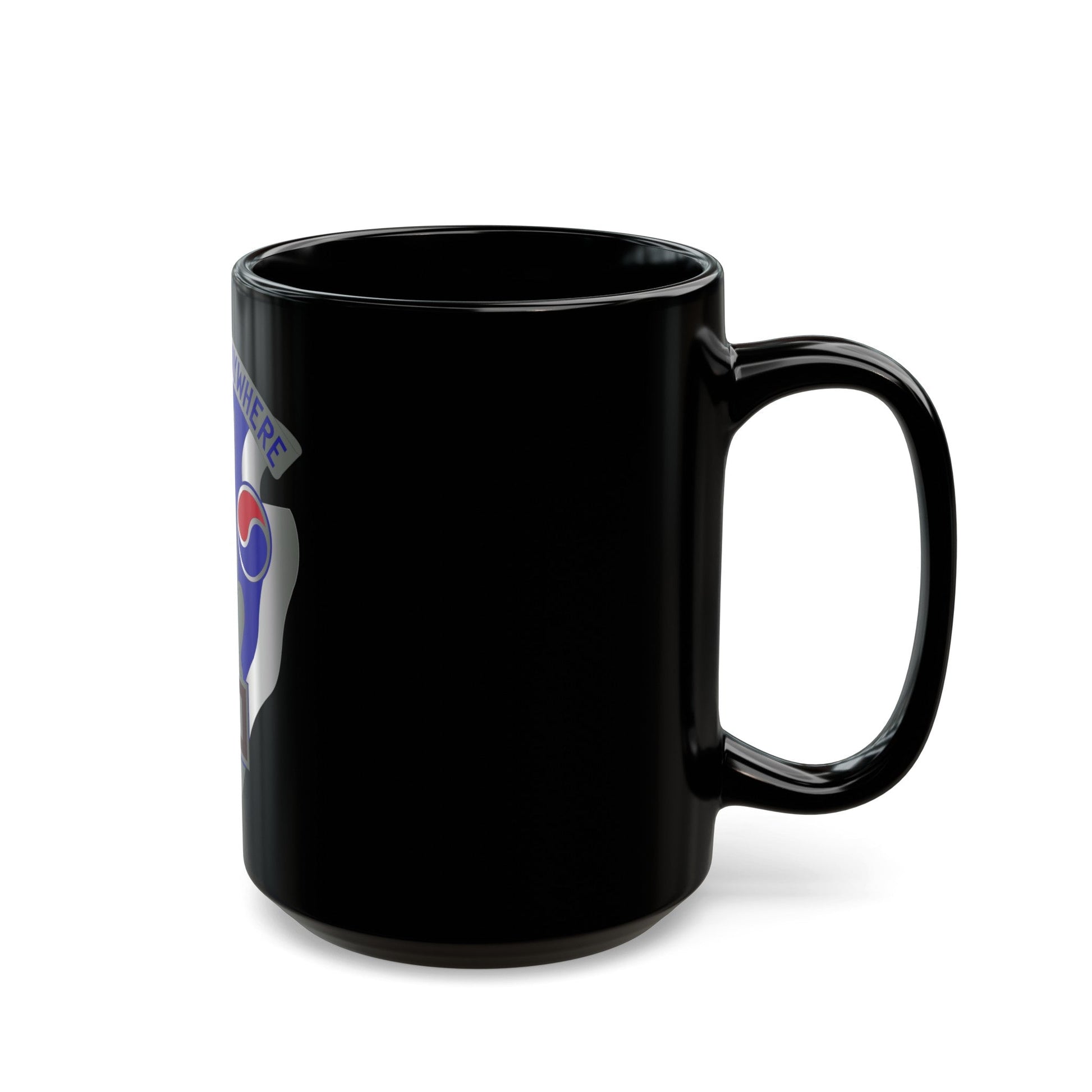 43 Surgical Hospital (U.S. Army) Black Coffee Mug-The Sticker Space