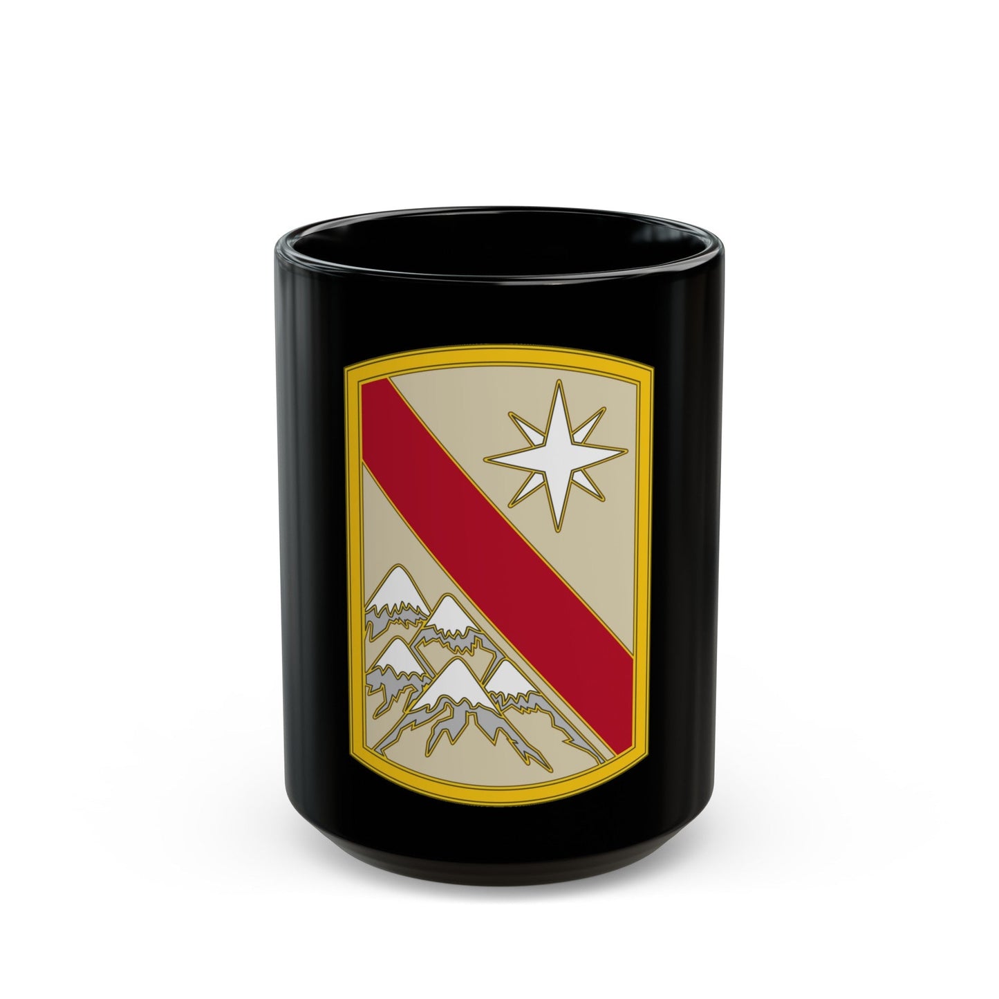 43 Sustainment Brigade (U.S. Army) Black Coffee Mug-15oz-The Sticker Space