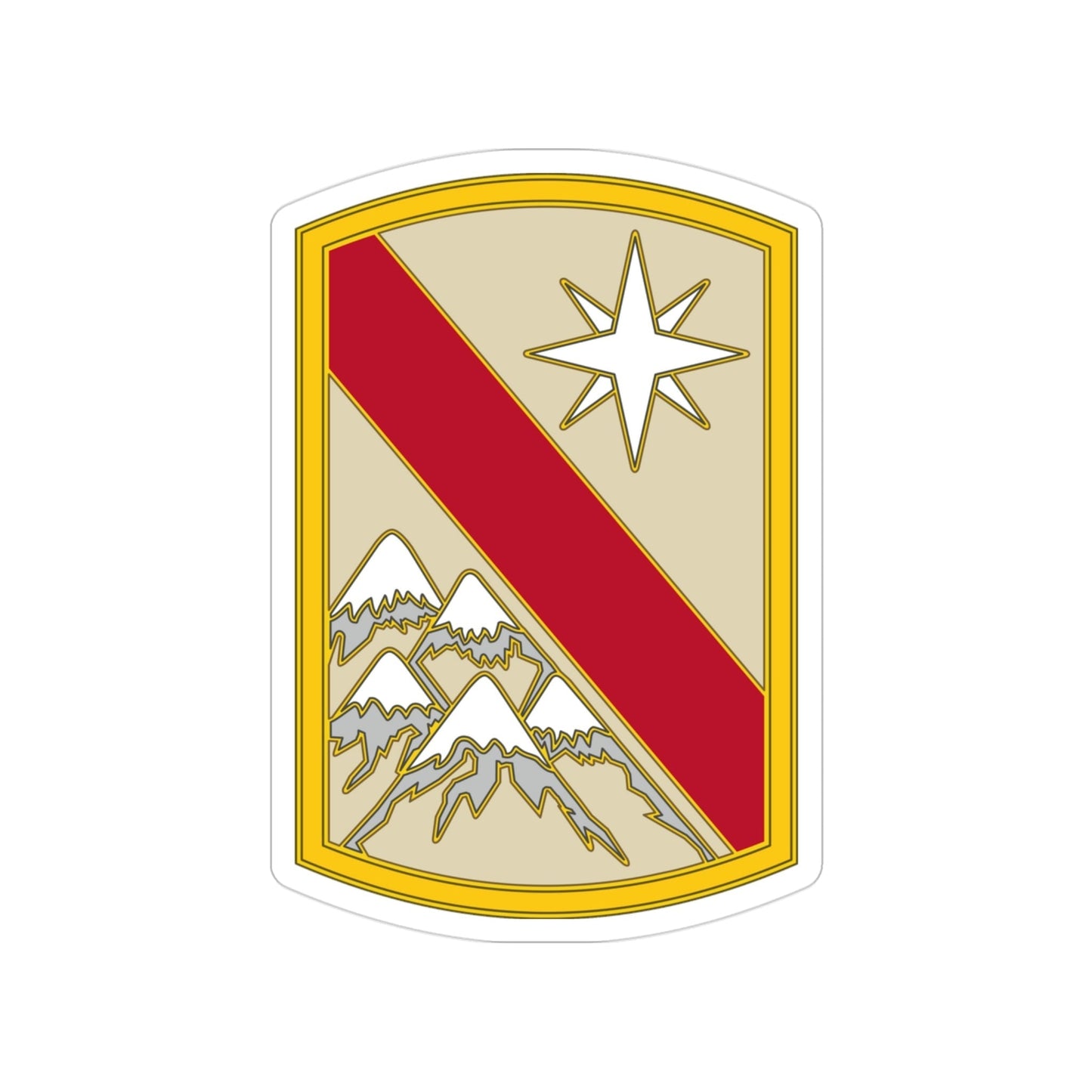 43 Sustainment Brigade (U.S. Army) Transparent STICKER Die-Cut Vinyl Decal-3 Inch-The Sticker Space