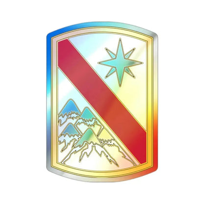 43 Sustainment Brigade (U.S. Army) Holographic STICKER Die-Cut Vinyl Decal - The Sticker Space