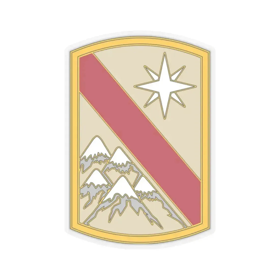 43 Sustainment Brigade (U.S. Army) STICKER Vinyl Kiss-Cut Decal 2 Inch Transparent - The Sticker Space
