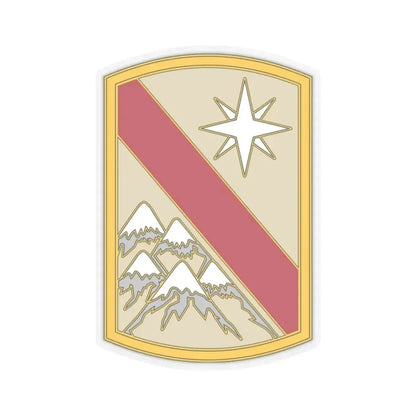 43 Sustainment Brigade (U.S. Army) STICKER Vinyl Kiss-Cut Decal 3 Inch Transparent - The Sticker Space