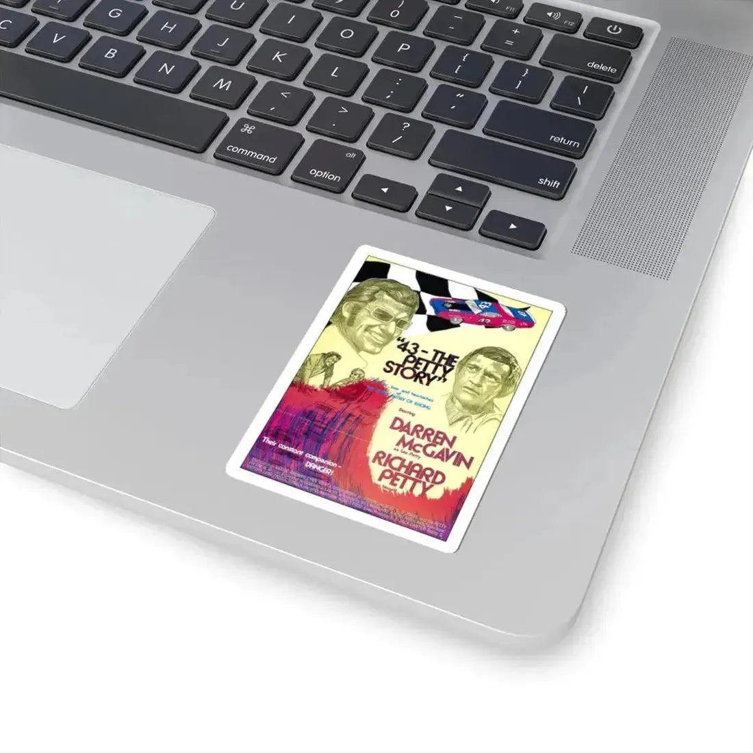 43 The Richard Petty Story 1974 Movie Poster - STICKER Vinyl Kiss-Cut Decal - The Sticker Space