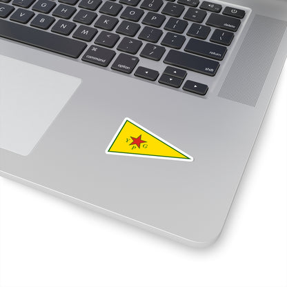 Peoples Protection Units Flag (Syria) STICKER Vinyl Kiss-Cut Decal