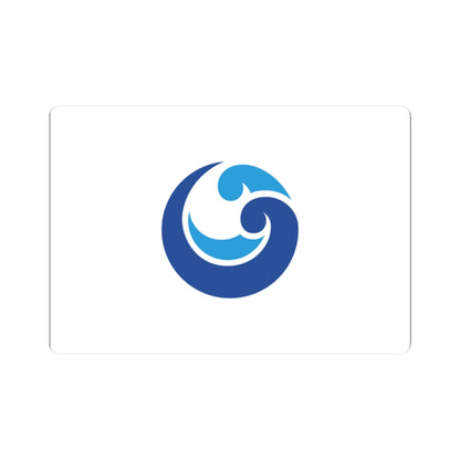 Flag of Okinoshima Shimane (Japan) STICKER Vinyl Kiss-Cut Decal
