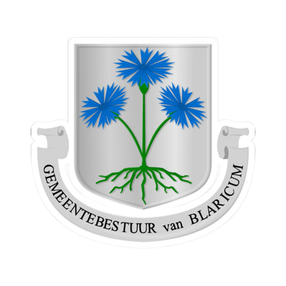 Blaricum wapen (Netherlands) (Coat of Arms) STICKER Vinyl Kiss-Cut Decal
