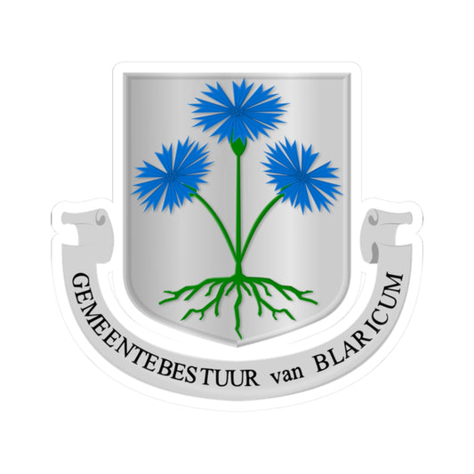 Blaricum wapen (Netherlands) (Coat of Arms) STICKER Vinyl Kiss-Cut Decal