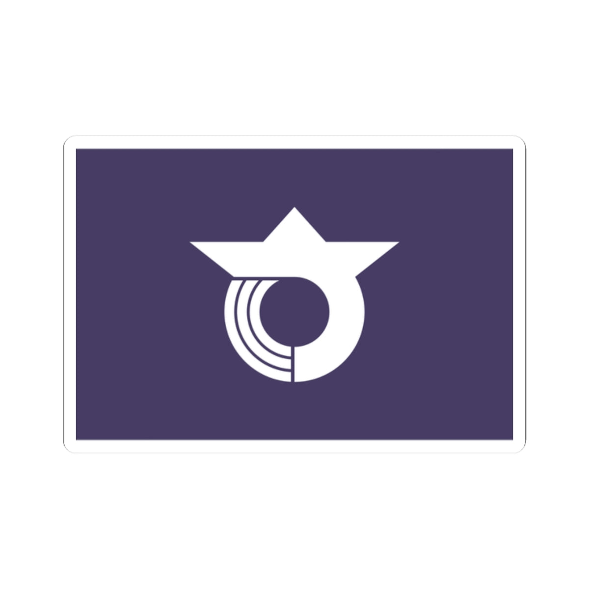 Flag of Sakawa Kochi (Japan) STICKER Vinyl Kiss-Cut Decal