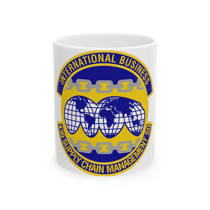 430th Supply Chain Management Squadron (U.S. Air Force) White Coffee Mug-11oz-The Sticker Space