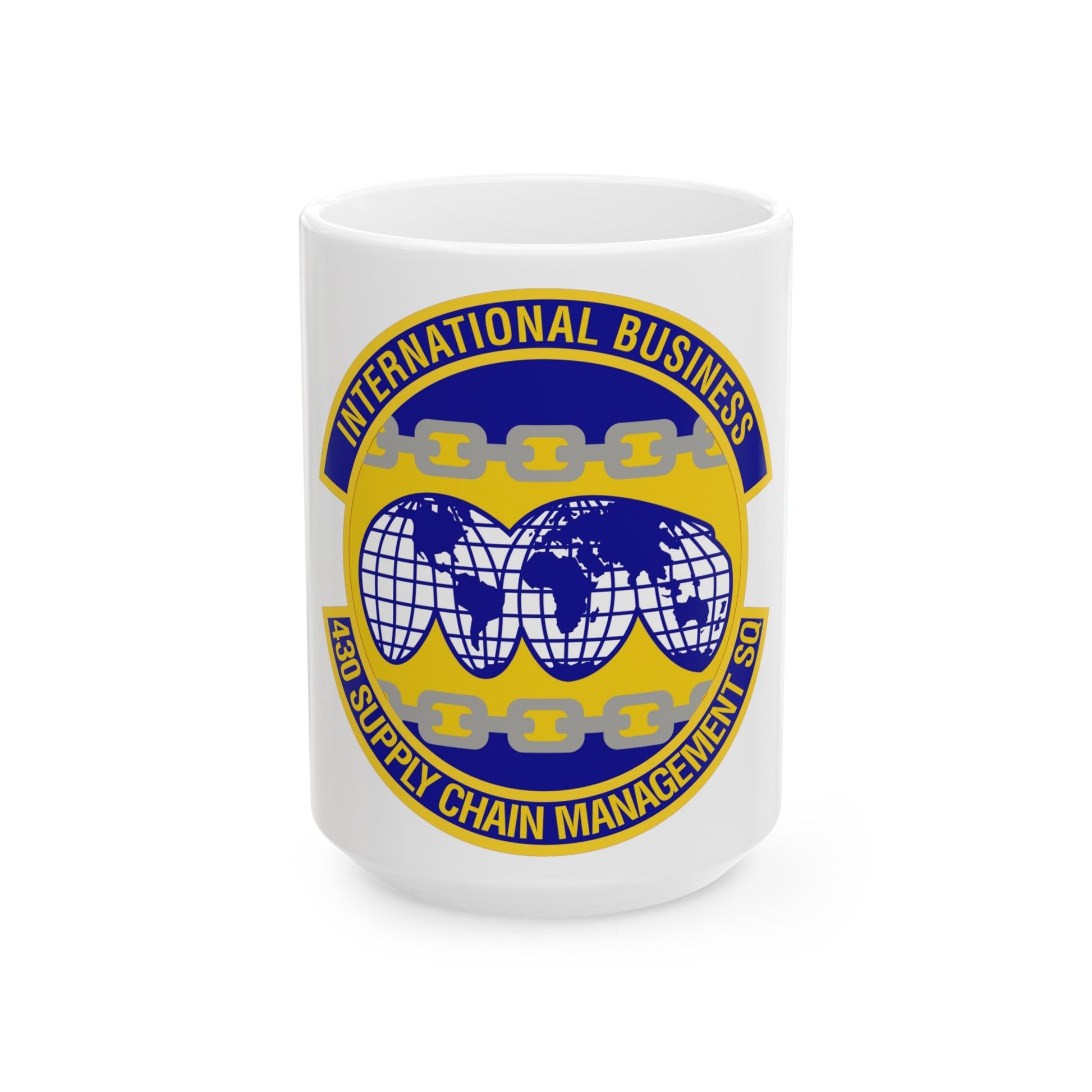 430th Supply Chain Management Squadron (U.S. Air Force) White Coffee Mug-15oz-The Sticker Space
