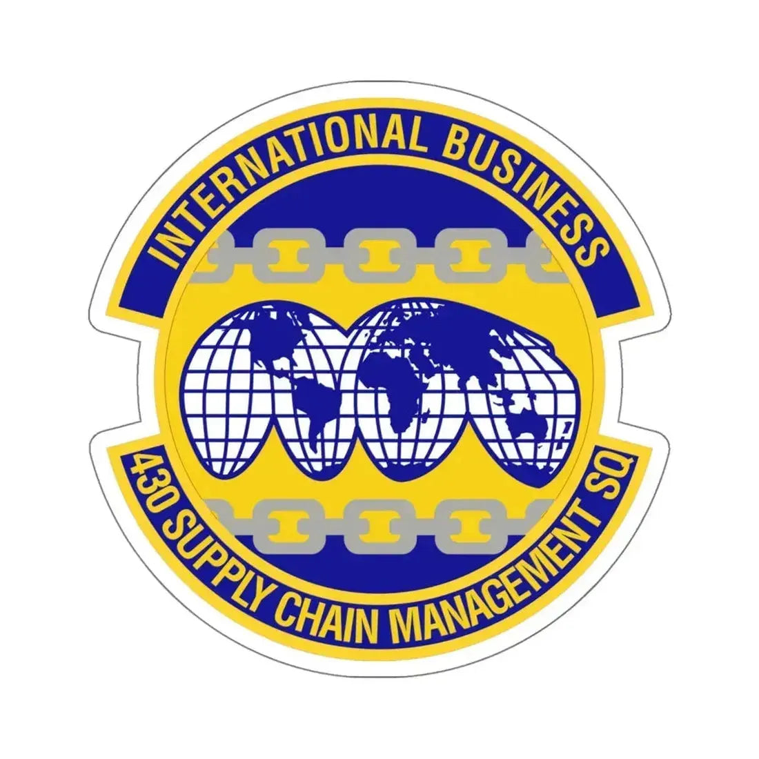 430th Supply Chain Management Squadron (U.S. Air Force) STICKER Vinyl Die-Cut Decal 5 Inch - The Sticker Space