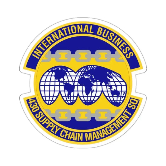 430th Supply Chain Management Squadron (U.S. Air Force) STICKER Vinyl Kiss-Cut Decal 2 Inch White - The Sticker Space