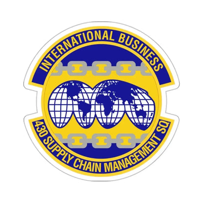 430th Supply Chain Management Squadron (U.S. Air Force) STICKER Vinyl Kiss-Cut Decal - The Sticker Space