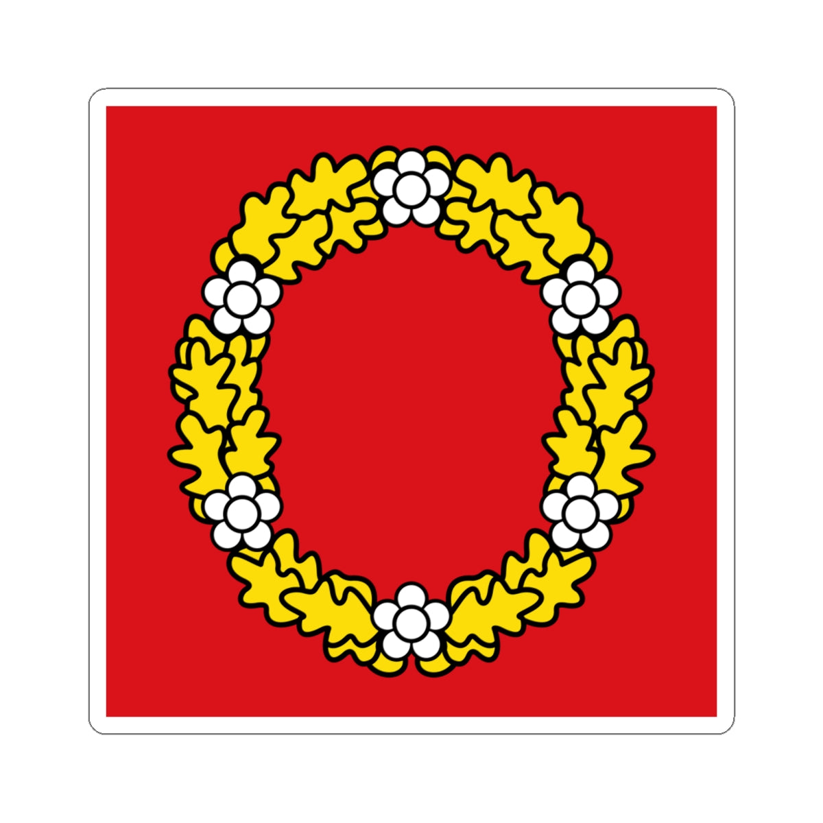CHE Schonengrund Flag (Switzerland) STICKER Vinyl Kiss-Cut Decal