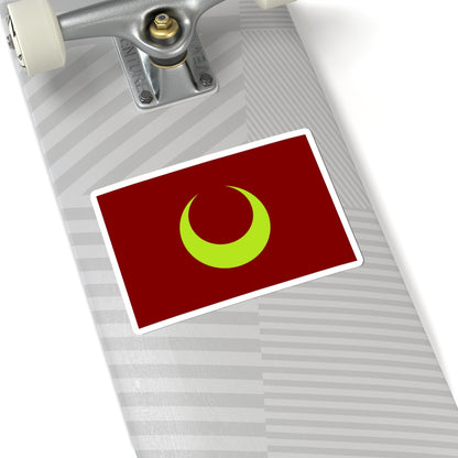 Flag of Shibecha Hokkaido (Japan) STICKER Vinyl Kiss-Cut Decal