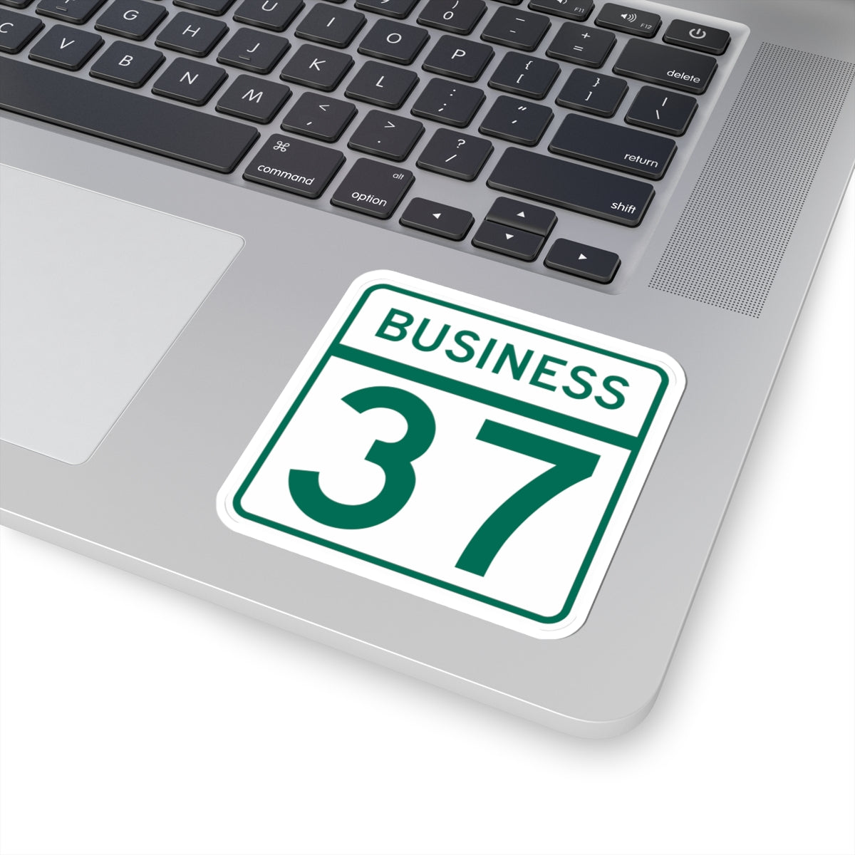 MD Route 37 Business (Maryland) (Road Sign) STICKER Vinyl Kiss-Cut Decal