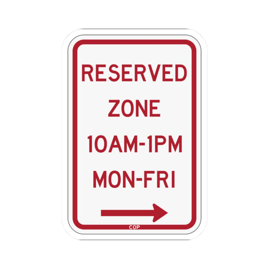 PBOT Road sign P4490L (Oregon) (Road Sign) STICKER Vinyl Kiss-Cut Decal