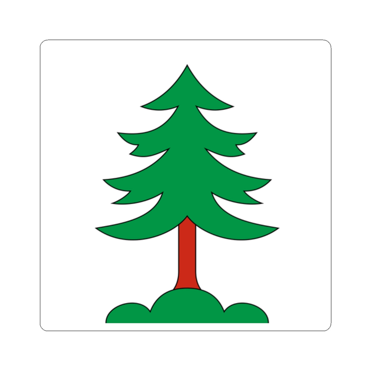 CHE Freudwil Flag (Switzerland) STICKER Vinyl Kiss-Cut Decal