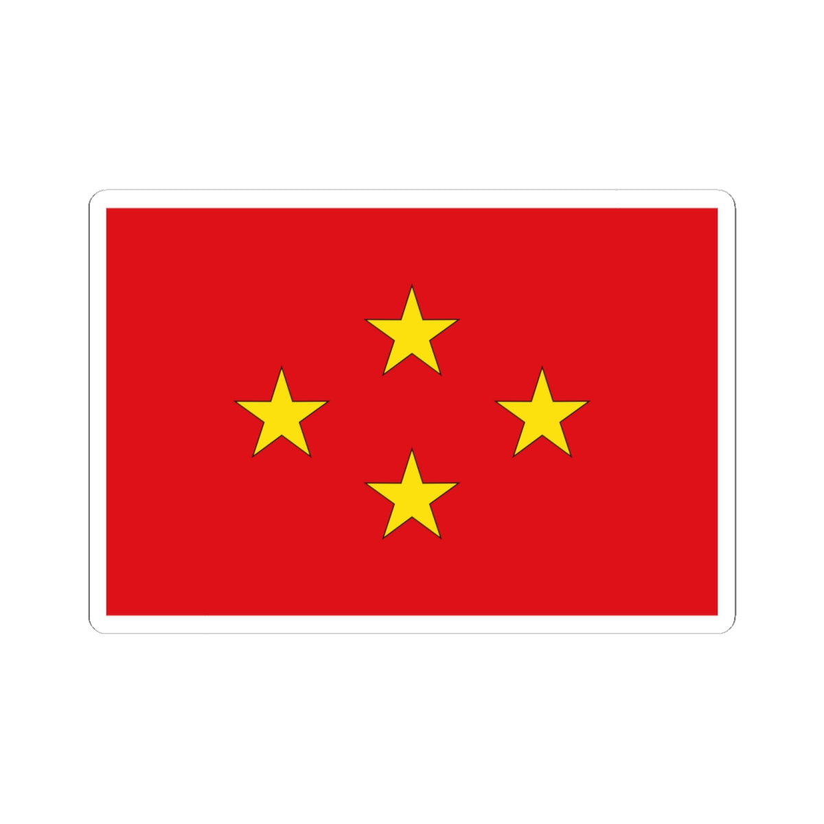 Flag Thai General (Thailand) STICKER Vinyl Kiss-Cut Decal