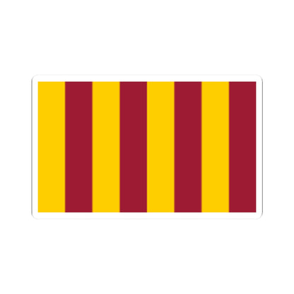 Flag of Northumbria 2015 (England) STICKER Vinyl Kiss-Cut Decal
