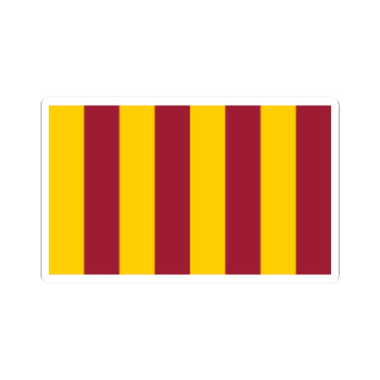 Flag of Northumbria 2015 (England) STICKER Vinyl Kiss-Cut Decal