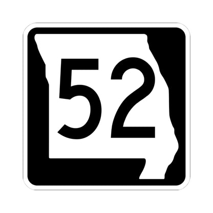 MO-52 (Missouri) (Road Sign) STICKER Vinyl Kiss-Cut Decal