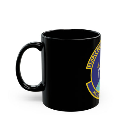 431st Air Base Squadron (U.S. Air Force) Black Coffee Mug-The Sticker Space