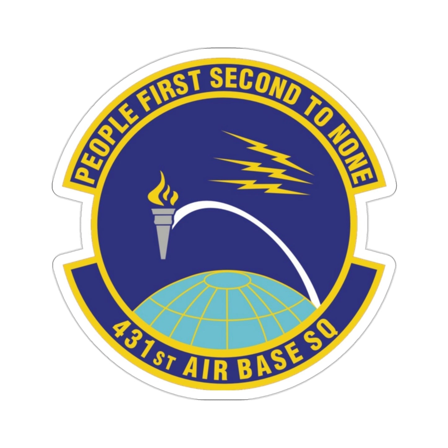 431st Air Base Squadron (U.S. Air Force) STICKER Vinyl Die-Cut Decal-2 Inch-The Sticker Space