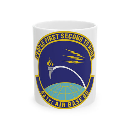 431st Air Base Squadron (U.S. Air Force) White Coffee Mug-11oz-The Sticker Space