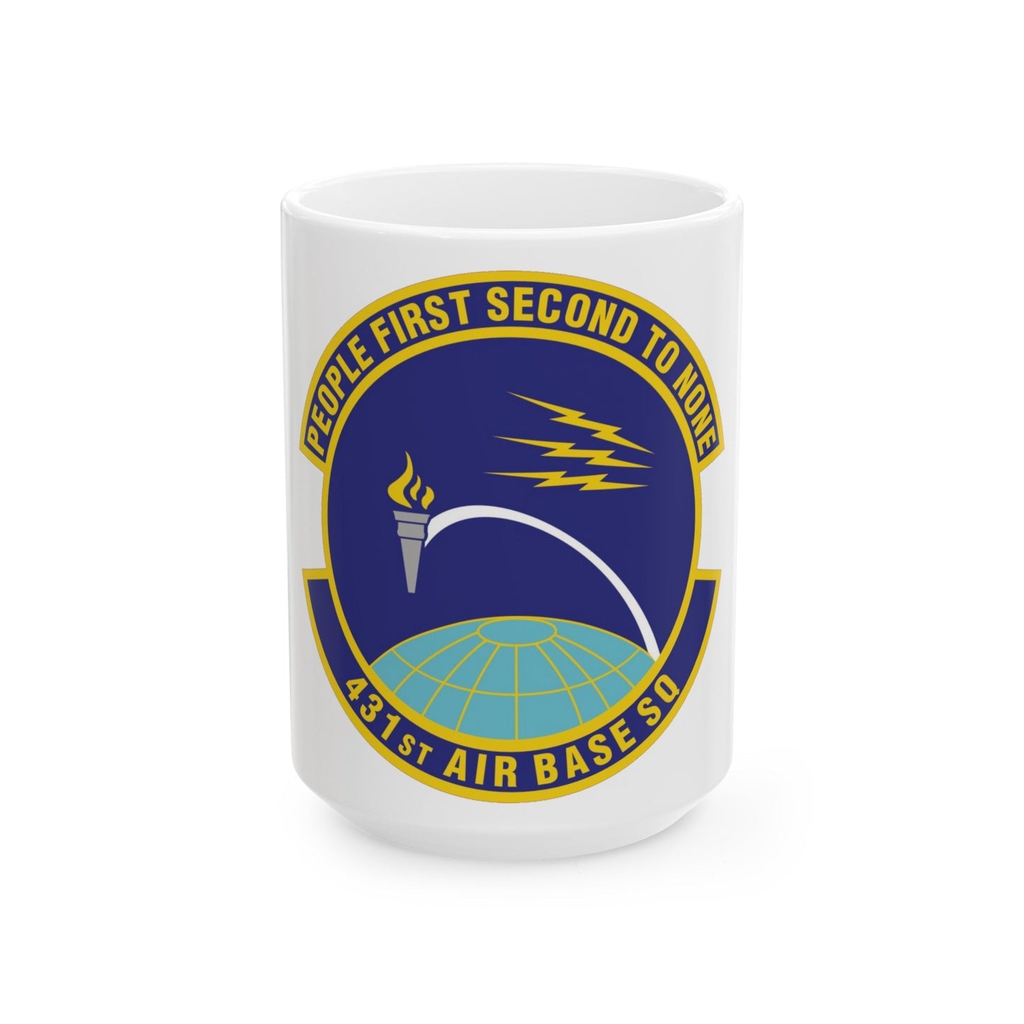 431st Air Base Squadron (U.S. Air Force) White Coffee Mug-15oz-The Sticker Space