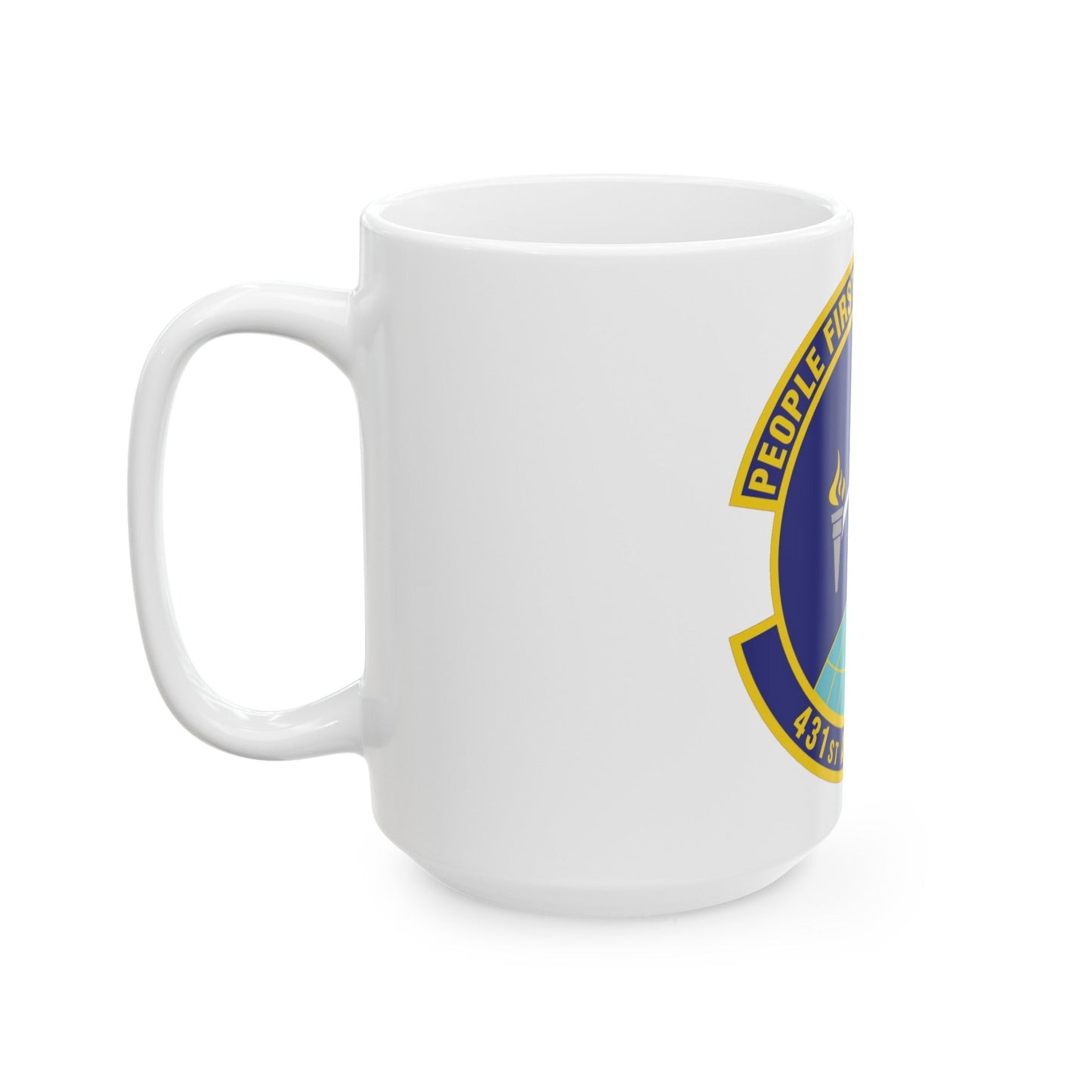 431st Air Base Squadron (U.S. Air Force) White Coffee Mug-The Sticker Space